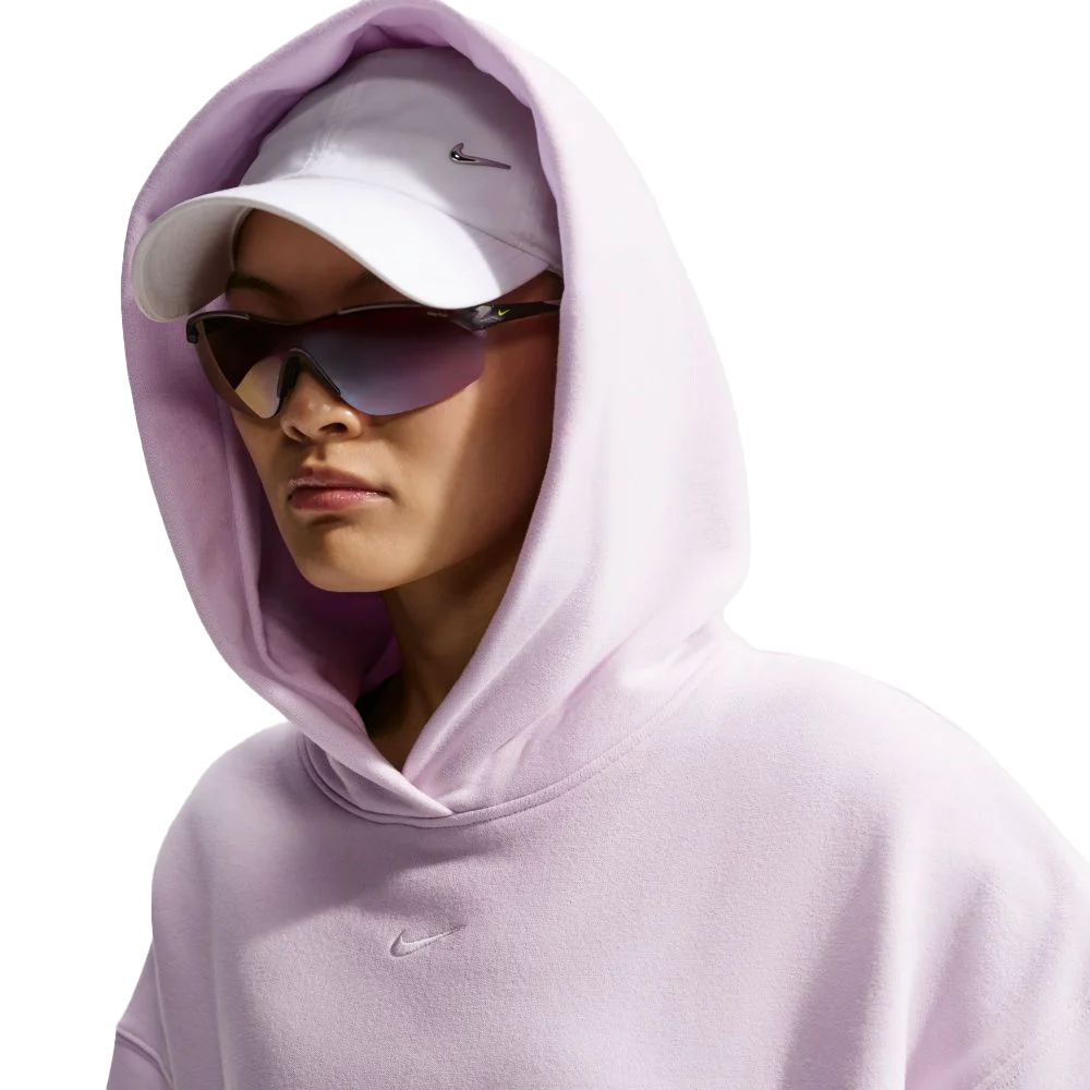 Nike Women's Studio Fleece Medium Weight Oversized Pullover Hoodie