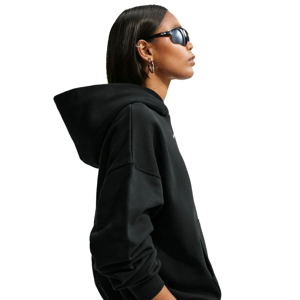 Nike Women's Studio Fleece Medium Weight Oversized Pullover Hoodie