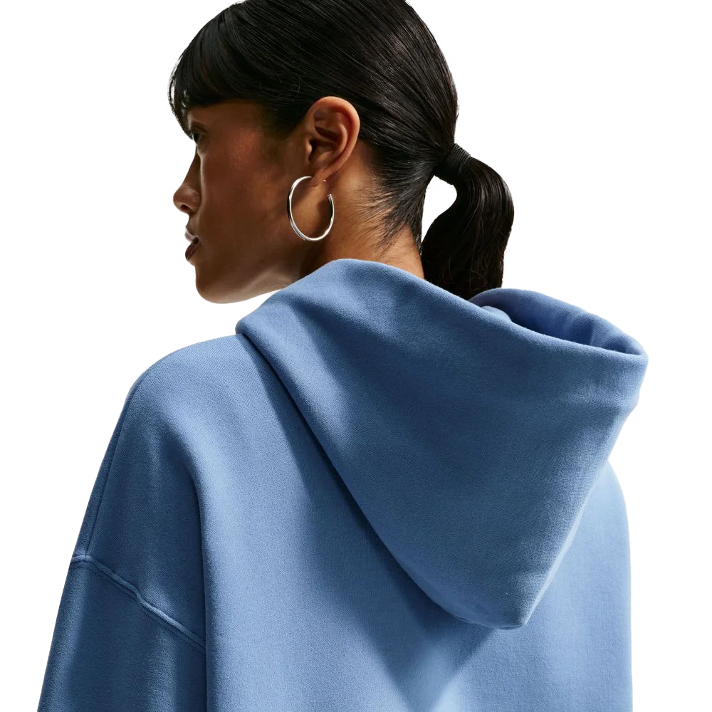 Nike Women's Studio Fleece Medium Weight Oversized Pullover Hoodie