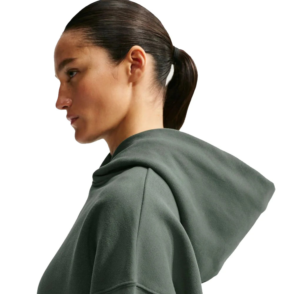 Nike Women's Studio Fleece Medium Weight Oversized Pullover Hoodie