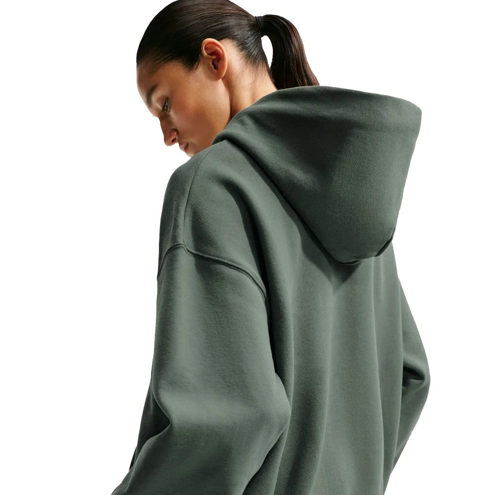 Nike Women's Studio Fleece Medium Weight Oversized Pullover Hoodie