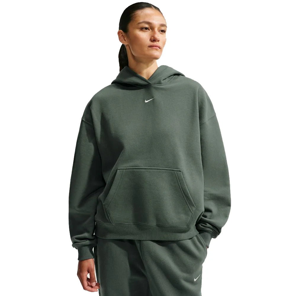 Nike Women's Studio Fleece Medium Weight Oversized Pullover Hoodie