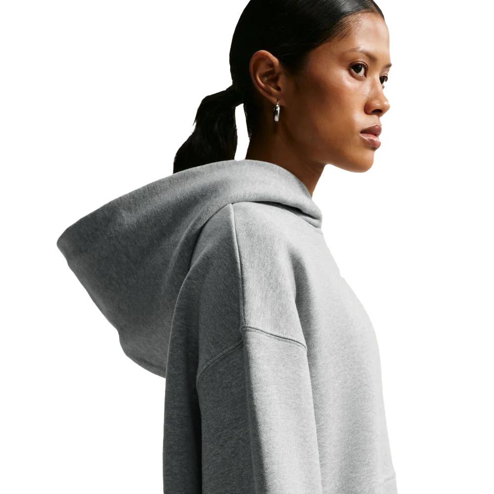 Nike Women's Studio Fleece Medium Weight Oversized Pullover Hoodie