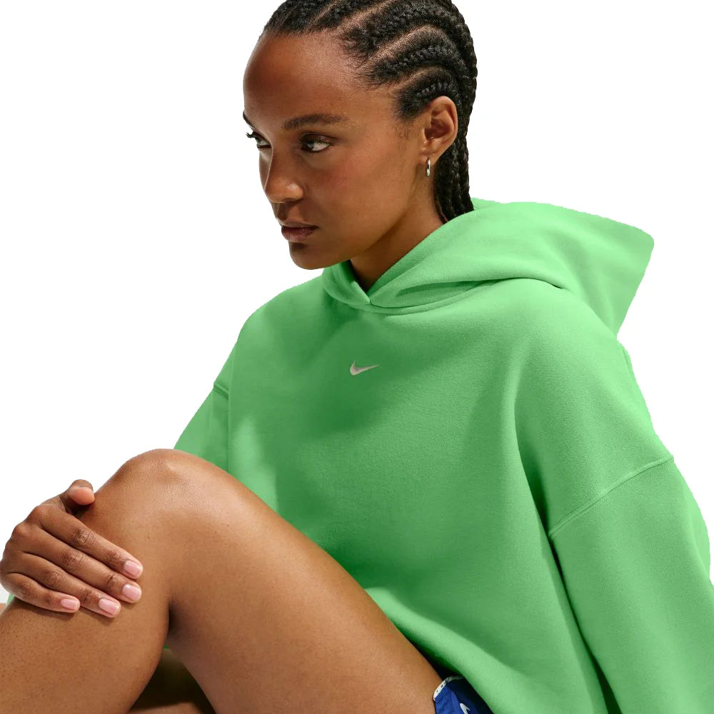 Nike Women's Studio Fleece Medium Weight Oversized Pullover Hoodie