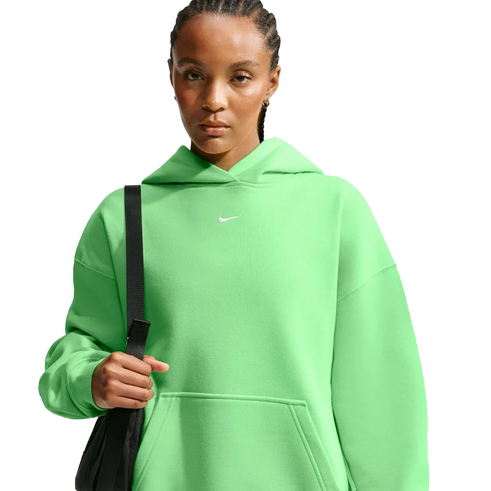 Nike Women's Studio Fleece Medium Weight Oversized Pullover Hoodie