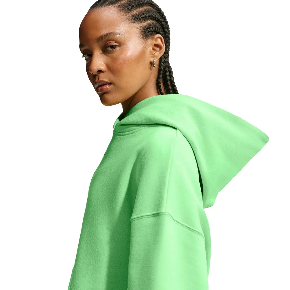 Nike Women's Studio Fleece Medium Weight Oversized Pullover Hoodie