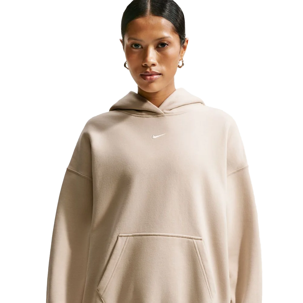 Nike Women's Studio Fleece Medium Weight Oversized Pullover Hoodie