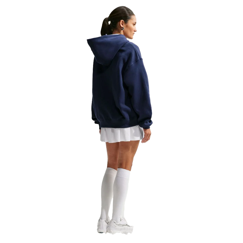 Nike Women's Studio Fleece Medium Weight Oversized Pullover Hoodie