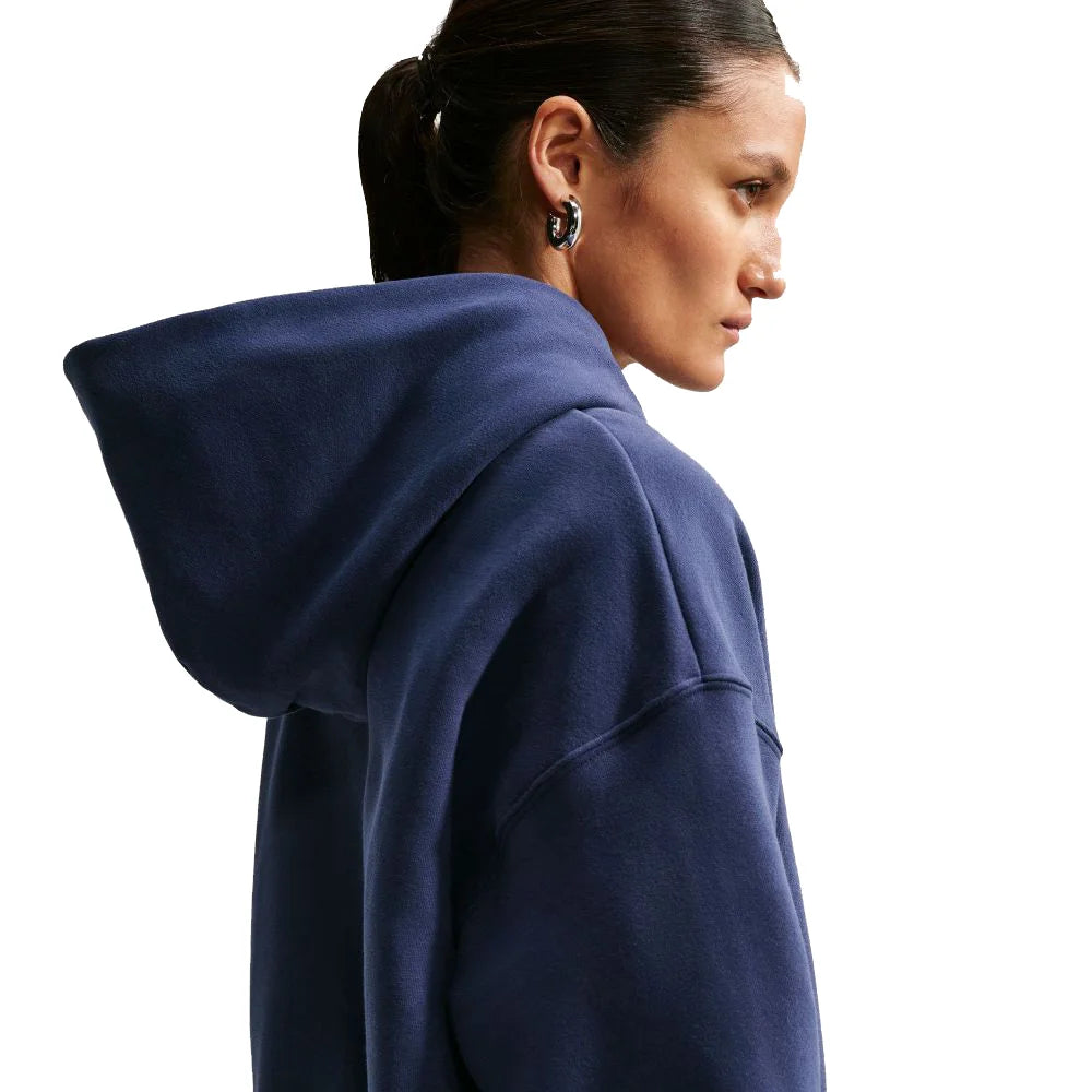 Nike Women's Studio Fleece Medium Weight Oversized Pullover Hoodie