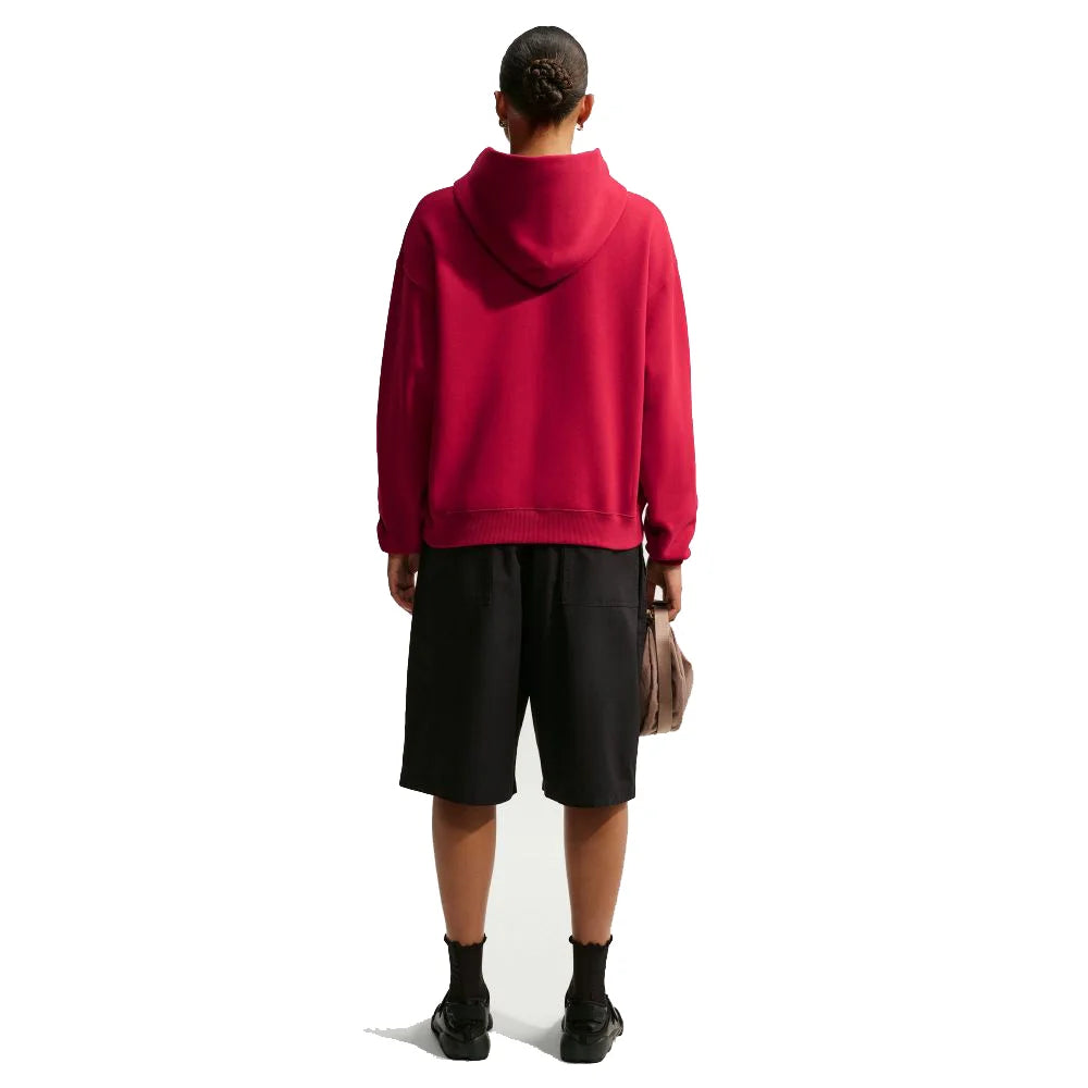 Nike Women's Studio Fleece Medium Weight Oversized Pullover Hoodie