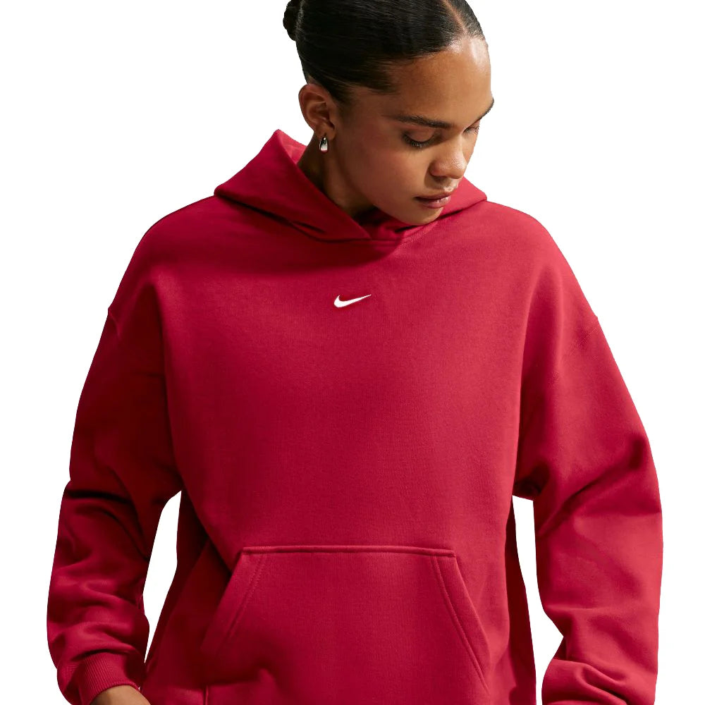 Nike Women's Studio Fleece Medium Weight Oversized Pullover Hoodie