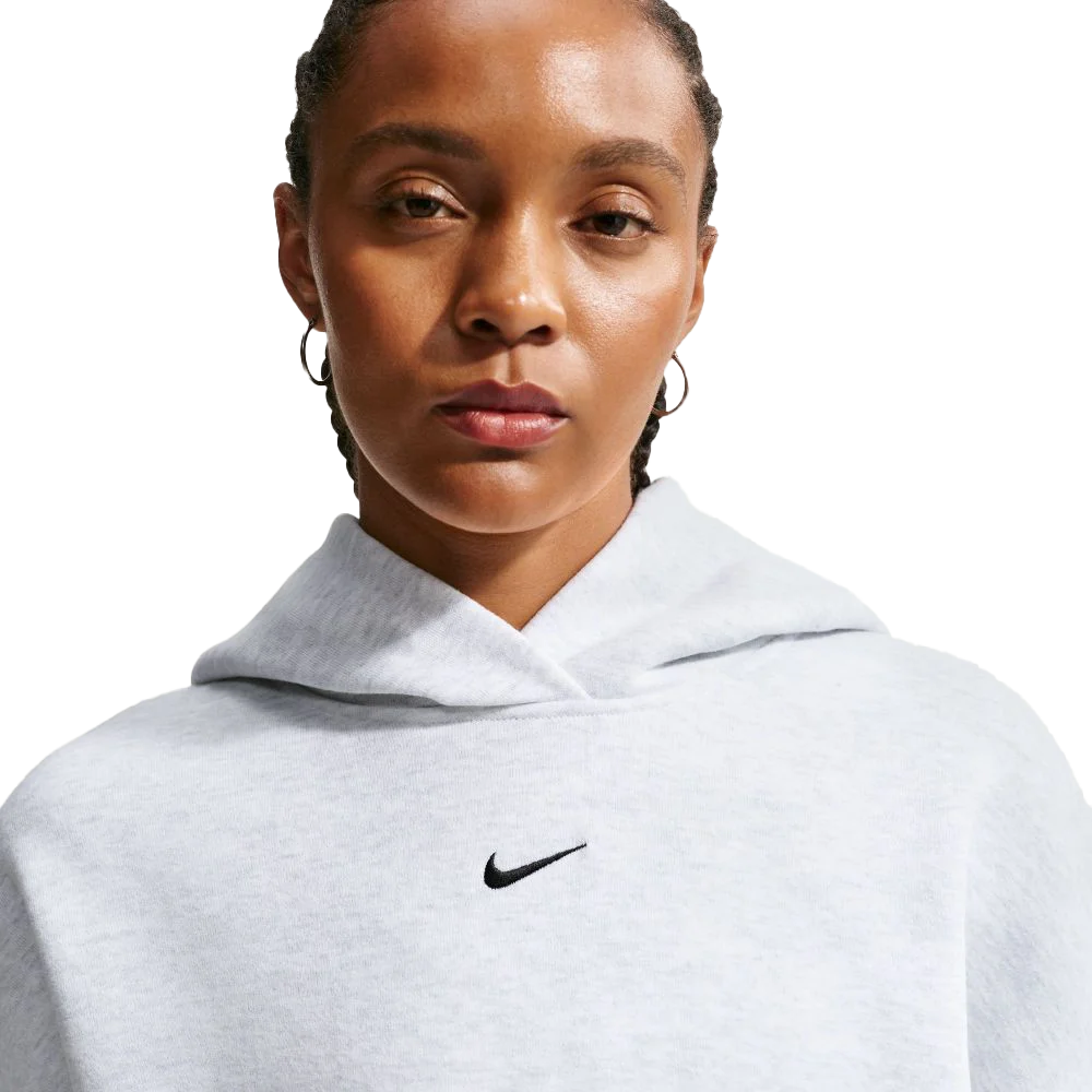 Nike Women's Studio Fleece Medium Weight Oversized Pullover Hoodie