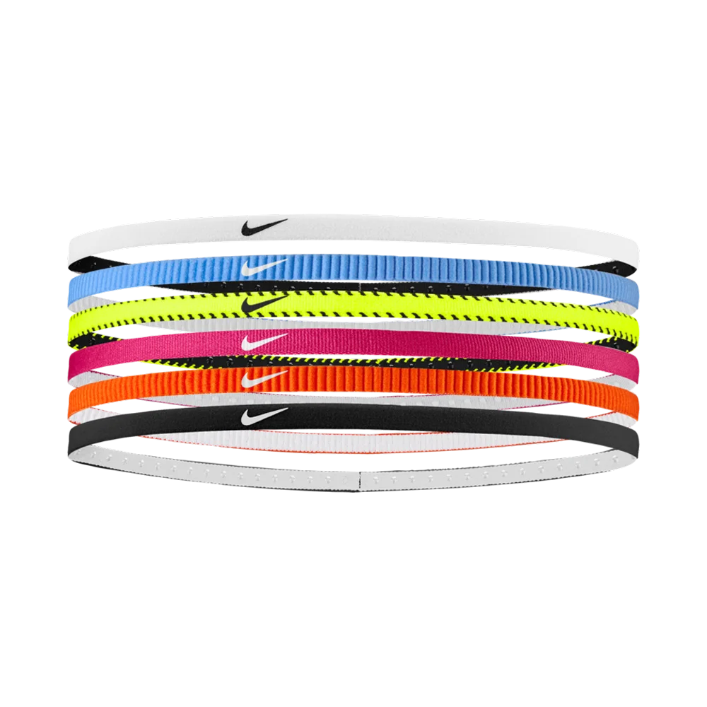 Nike Youth Flex Classic Slim Headbands 6PK Multi Color