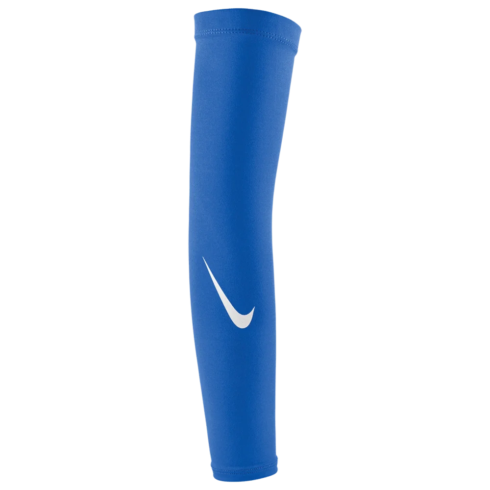  Nike Youth Pro Dri-fit Sleeves 4.0 Pair Blue Color.
