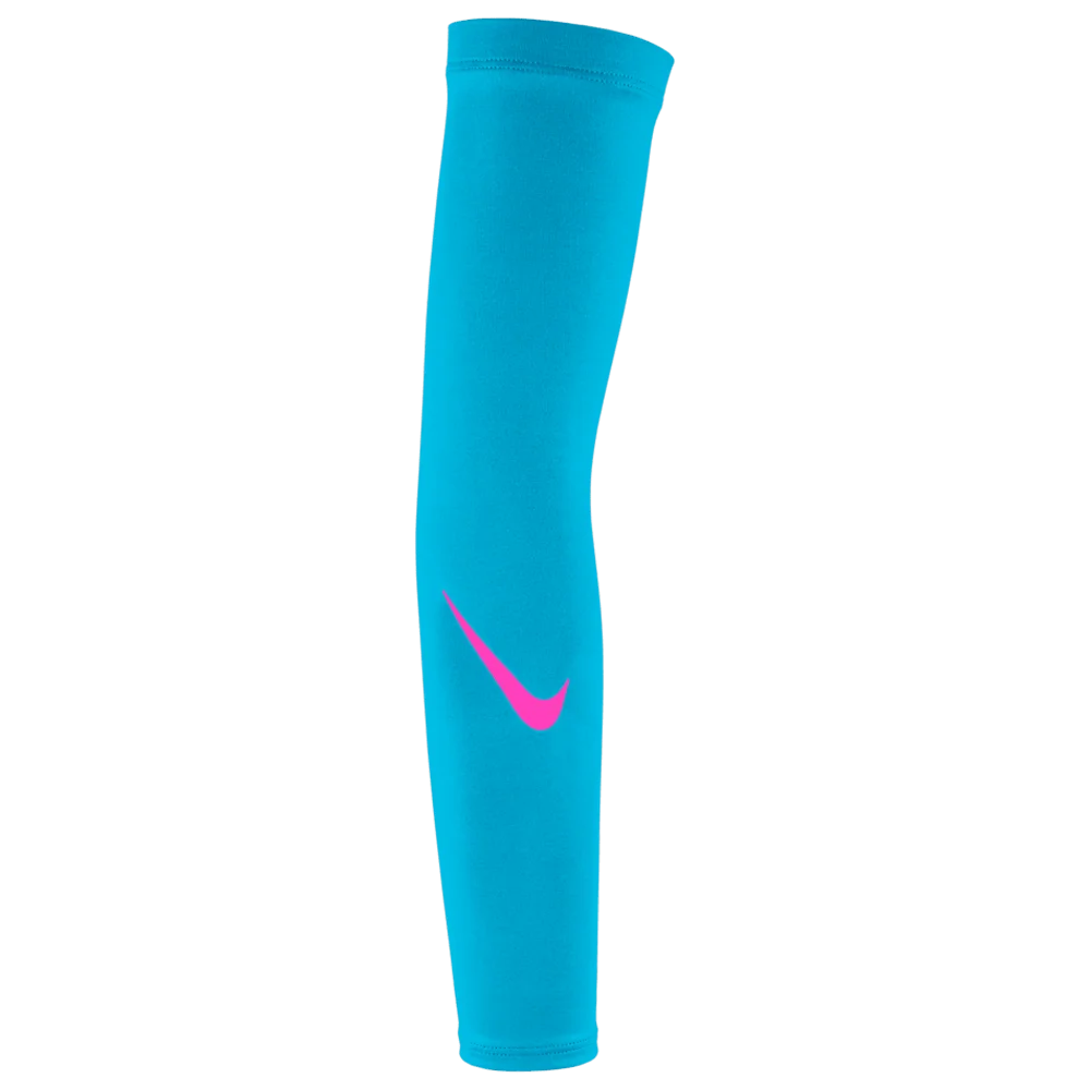  Nike Youth Pro Dri-fit Sleeves 4.0 Pair Blue Color