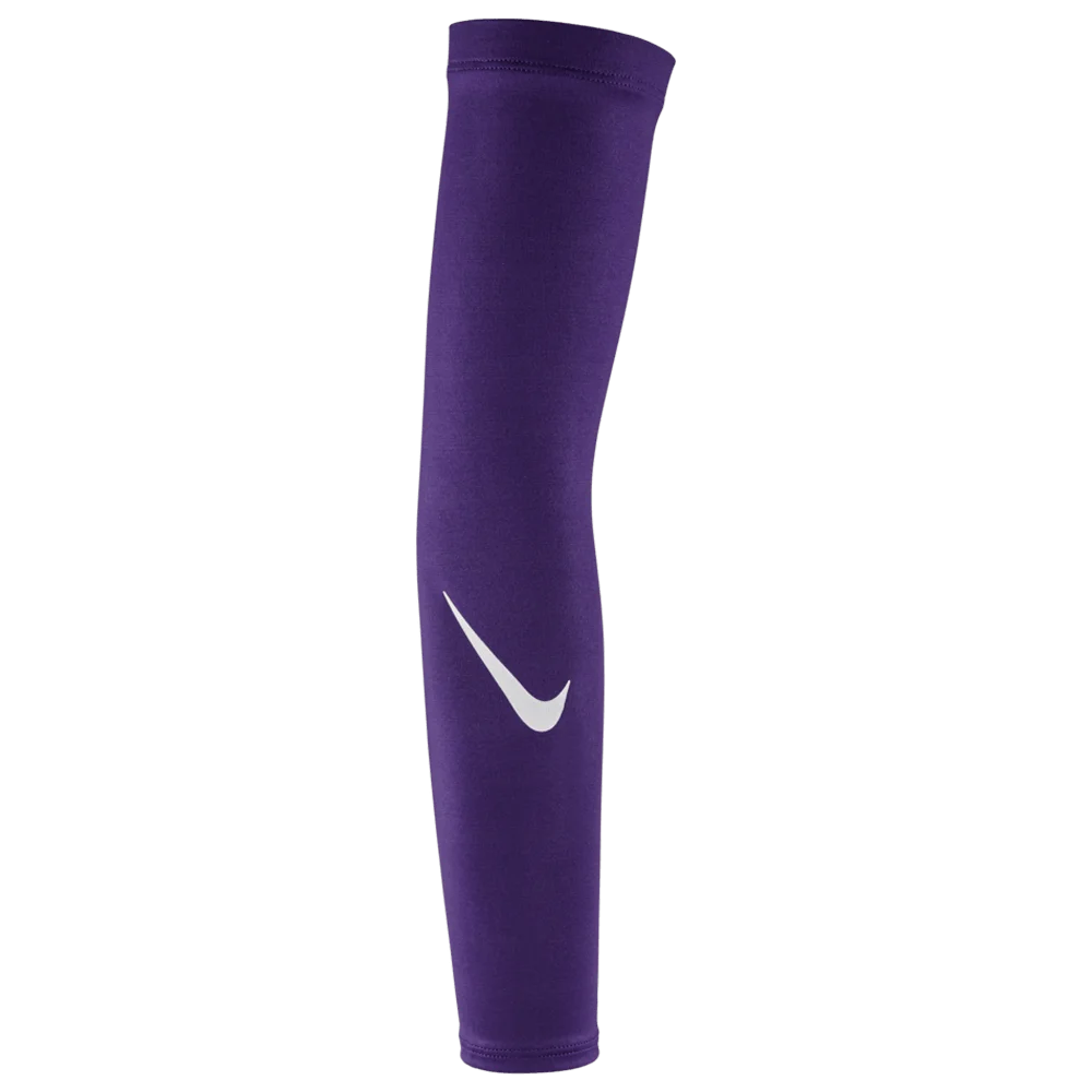  Nike Youth Pro Dri-fit Sleeves 4.0 Pair Purple Color
