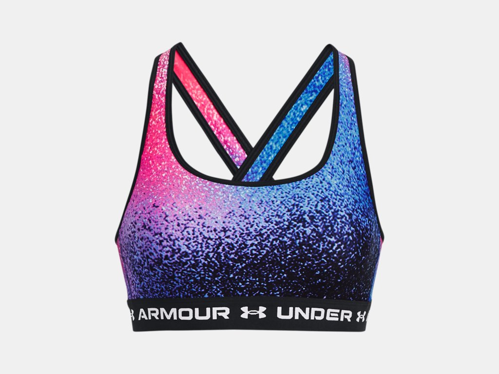 UA Women's Armour® Mid Crossback Print Sports Bra