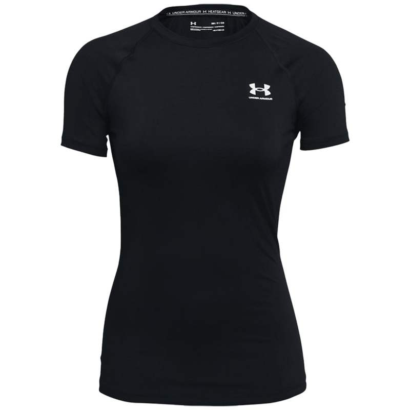 Camiseta de manga corta de compresión UA HeatGear® Armour para mujer 