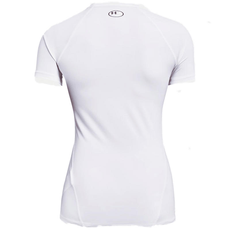 Camiseta de manga corta de compresión UA HeatGear® Armour para mujer 