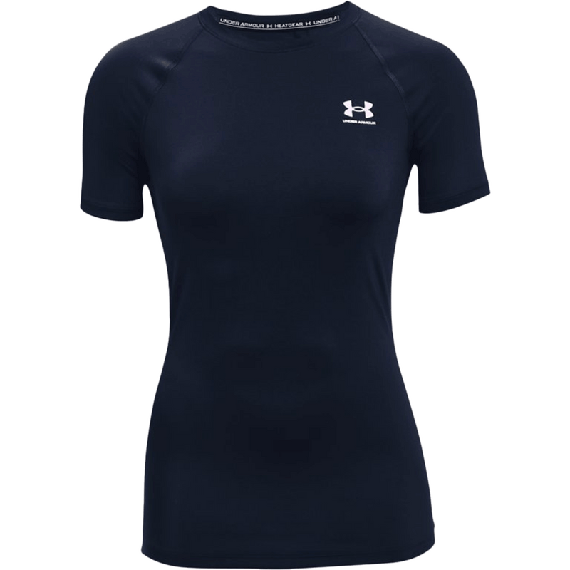 Camiseta de manga corta de compresión UA HeatGear® Armour para mujer 