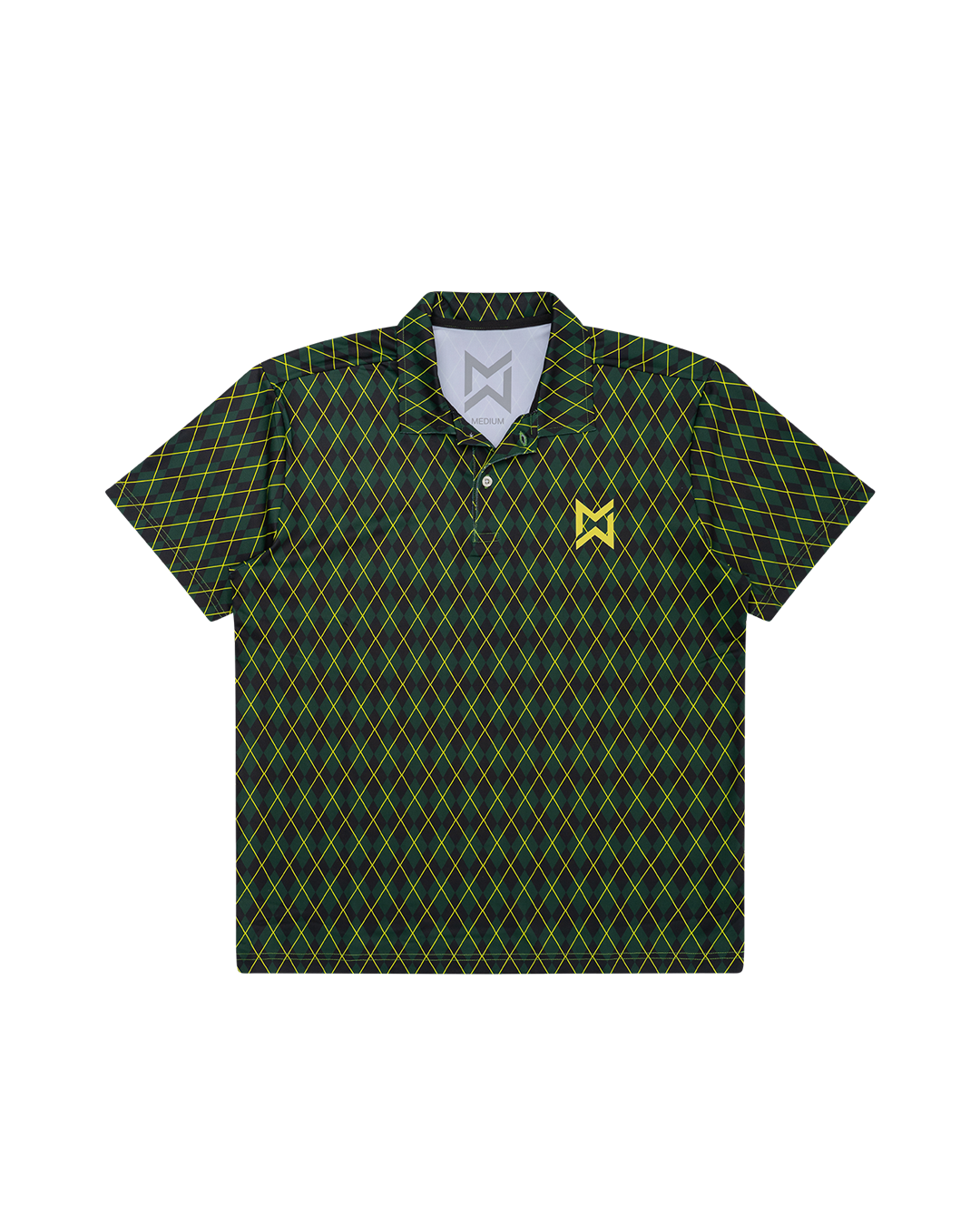 Midway Sports Men's "Iguana Greens" Argyle Golf Polo