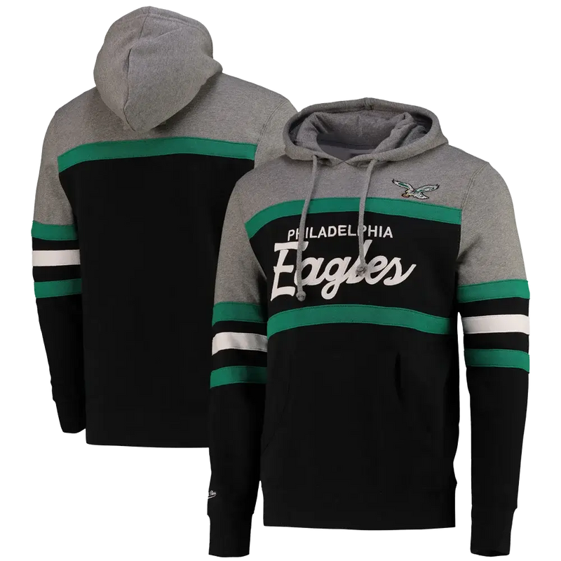 Sudadera con capucha de entrenador en jefe de los Philadelphia Eagles de Mitchell & Ness 