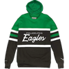 Sudadera con capucha de entrenador en jefe de los Philadelphia Eagles de Mitchell & Ness 