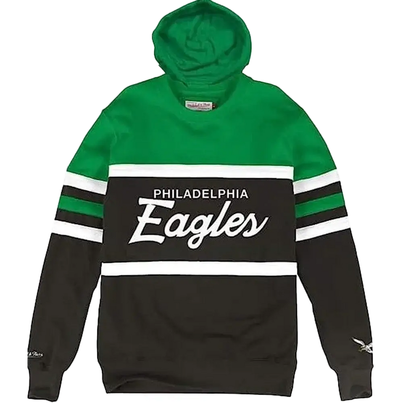 Sudadera con capucha de entrenador en jefe de los Philadelphia Eagles de Mitchell & Ness 