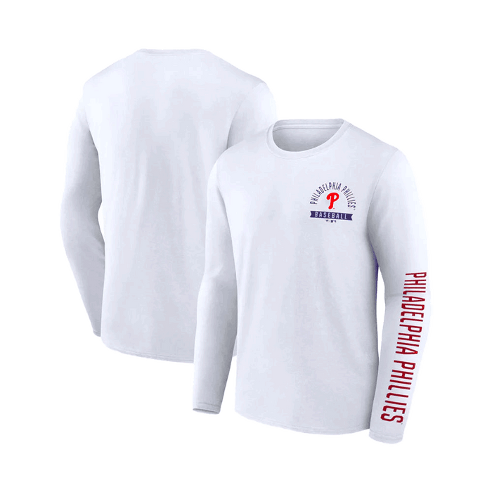 Philadelphia Phillies Long Sleeve Pressbox T-Shirt