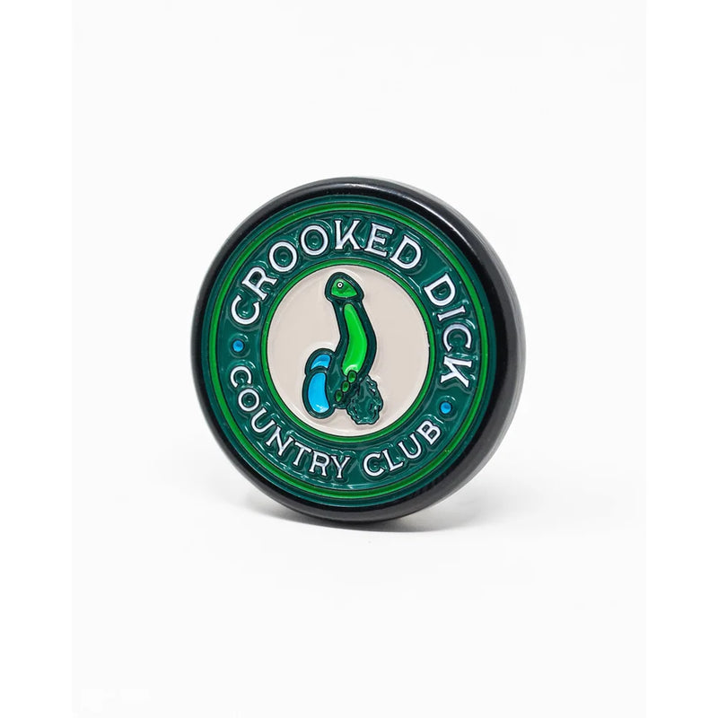 Pop Out Medallion Ball Marker - Crooked Dick