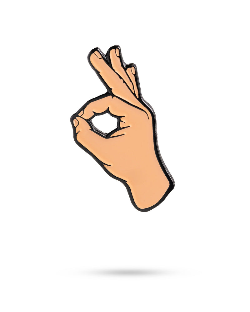 Marcador de bola con la mano OK