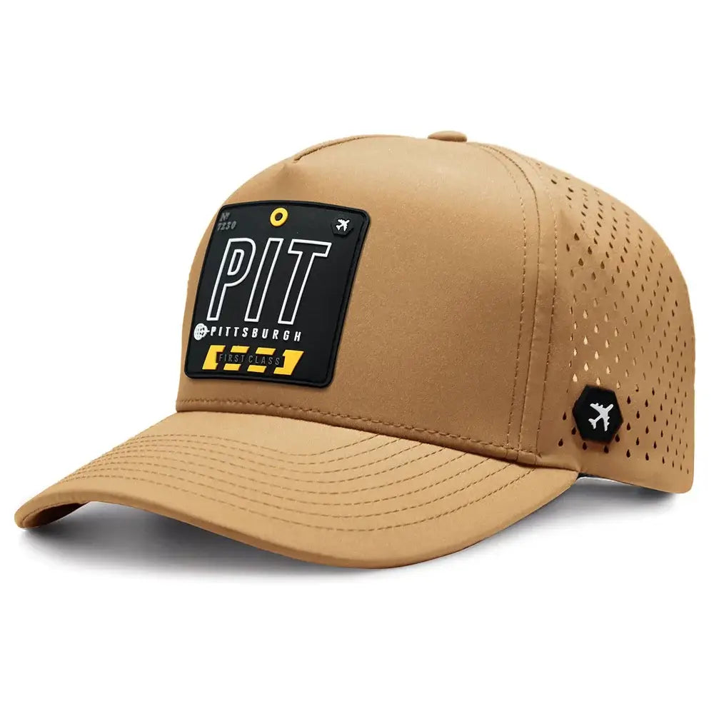 Pittsburgh Performance Cap Camel color 3Quarter front view