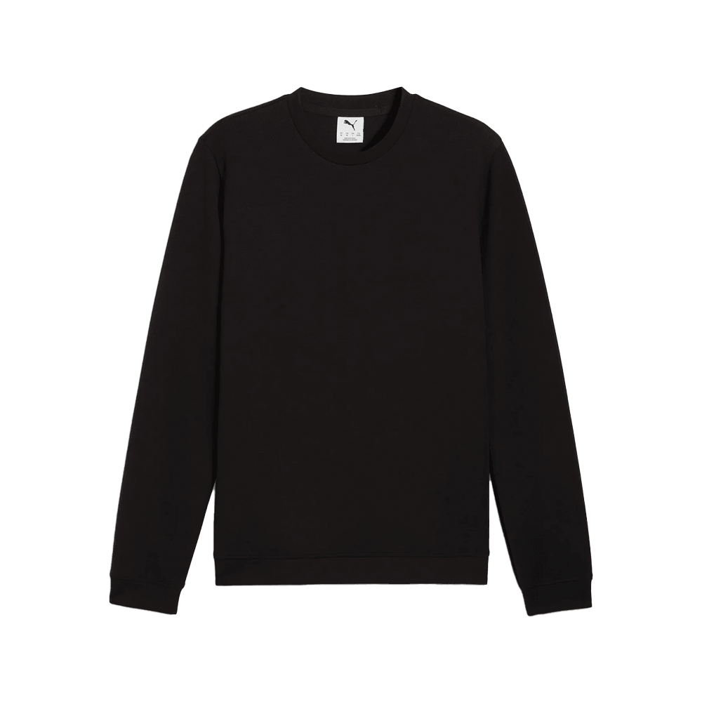 Puma Golf Men's CLOUDSPUN Fleece Crewneck Sweater  Black color