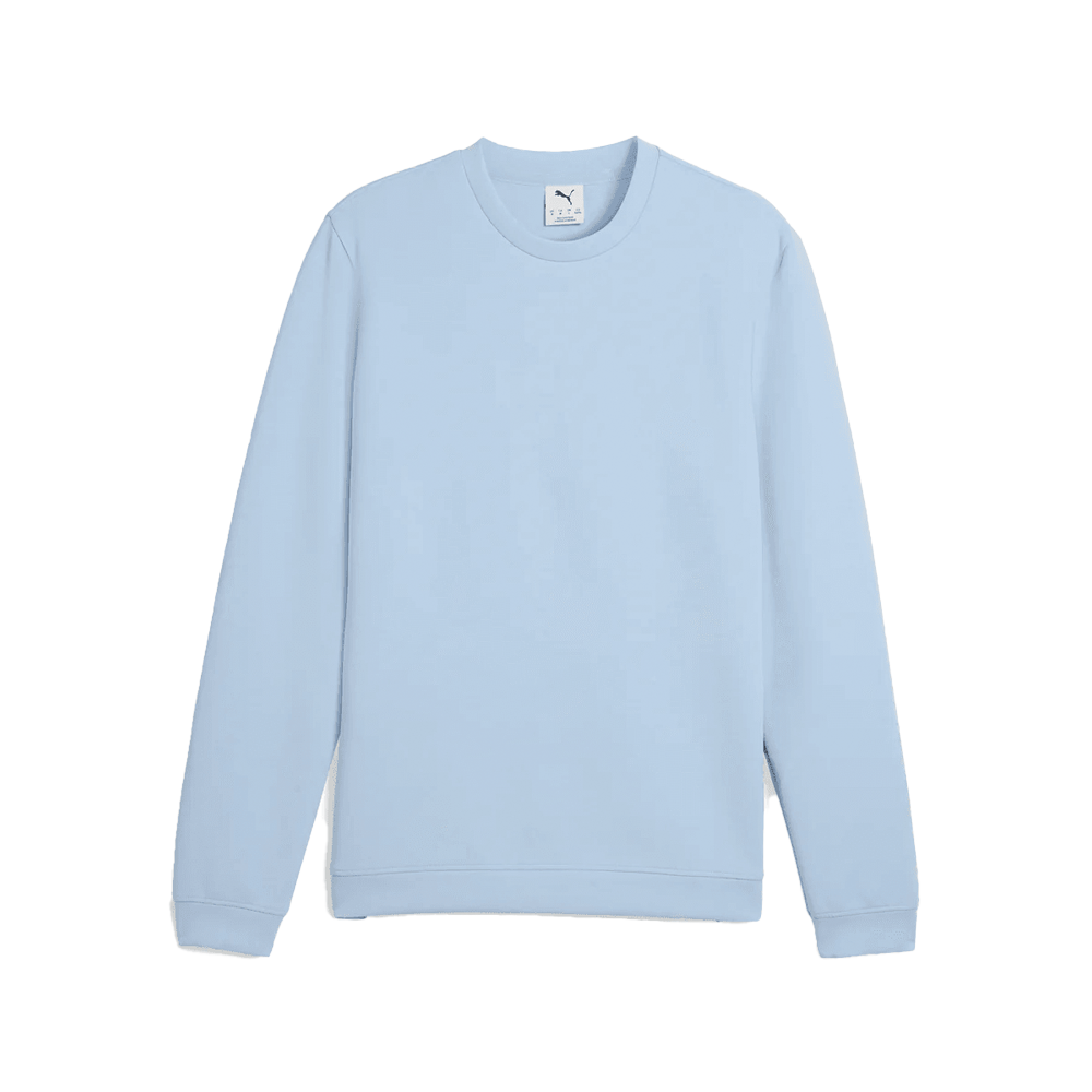 Puma Golf Men's CLOUDSPUN Fleece Crewneck Sweater  Blue color