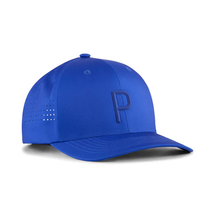 Puma Golf Tech P Snapback Cap Blue Color.