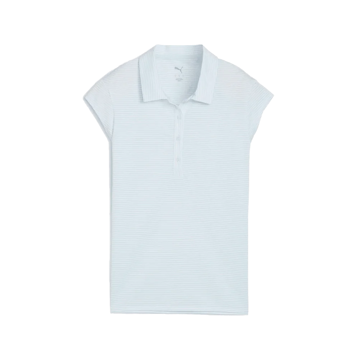 Puma Golf Women's Isle Pique Cap Sleeve Polo Blue color