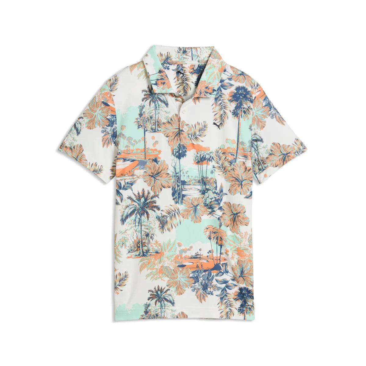 Puma Golf Boy's CLOUDSPUN Palm Golf Polo