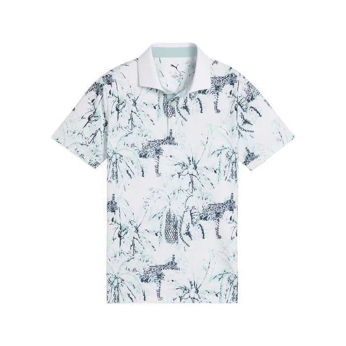 Puma Golf Boy's MATTR Safari Polo White Color