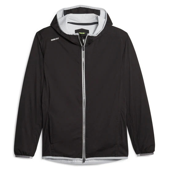 Puma Golf Drylbl Packable Rain Jacket Black Color