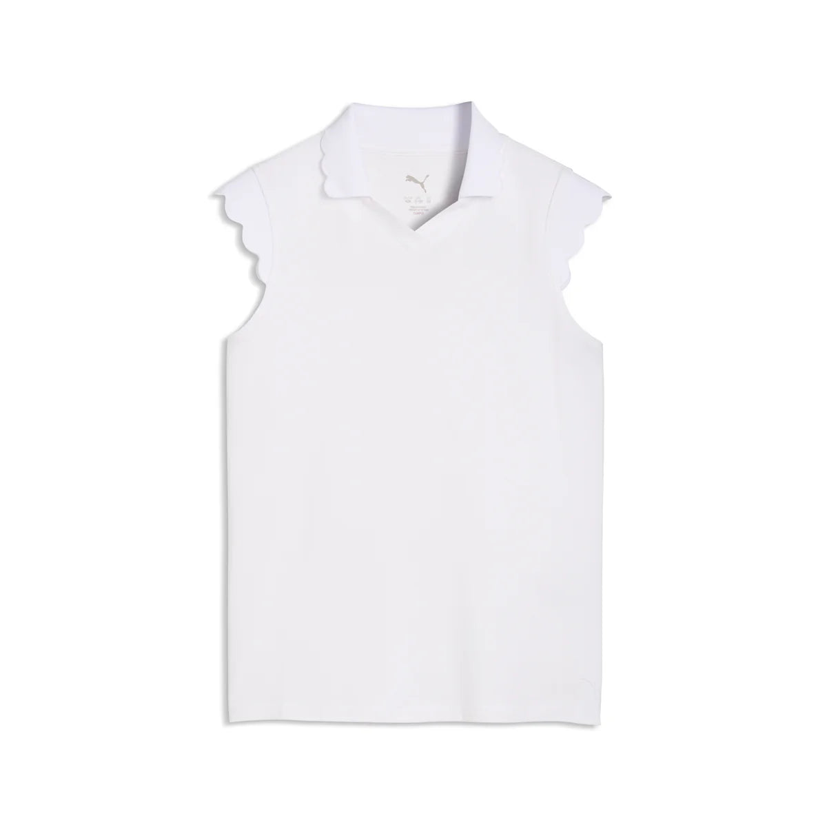 Puma Golf Girl's CLOUDSPUN Scallop Sleeve Polo