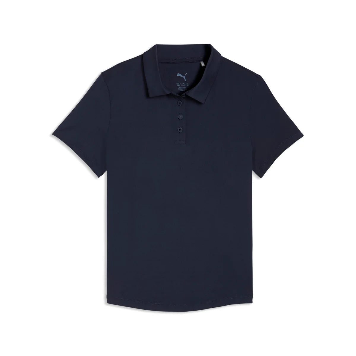 Puma Golf Girl's CLOUDSPUN Solid Polo navy  color.