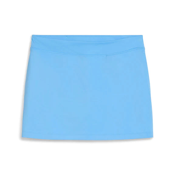 Puma Golf Girls Knit Skirt Blue Color Front View