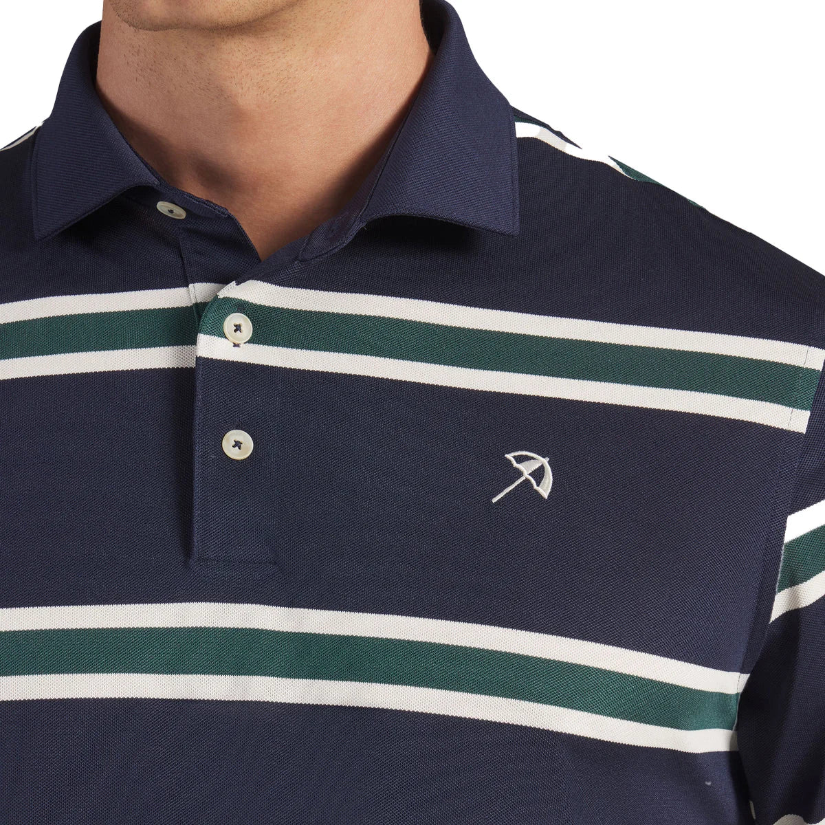 Puma Golf Men's AP Pique Stripe Golf Polo