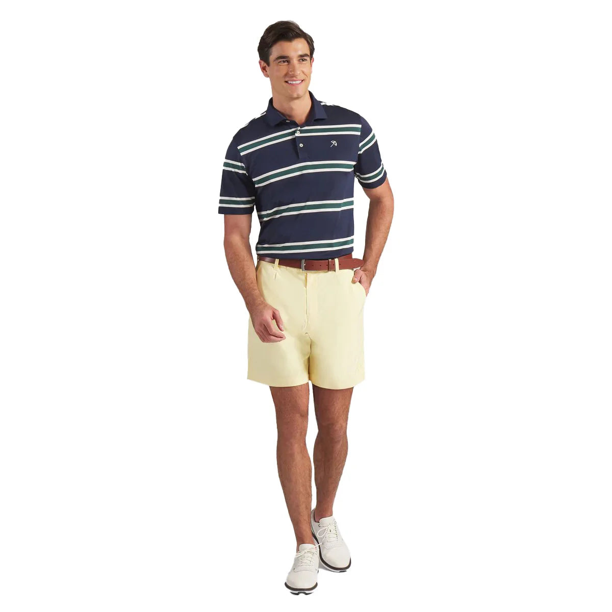 Puma Golf Men's AP Pique Stripe Golf Polo