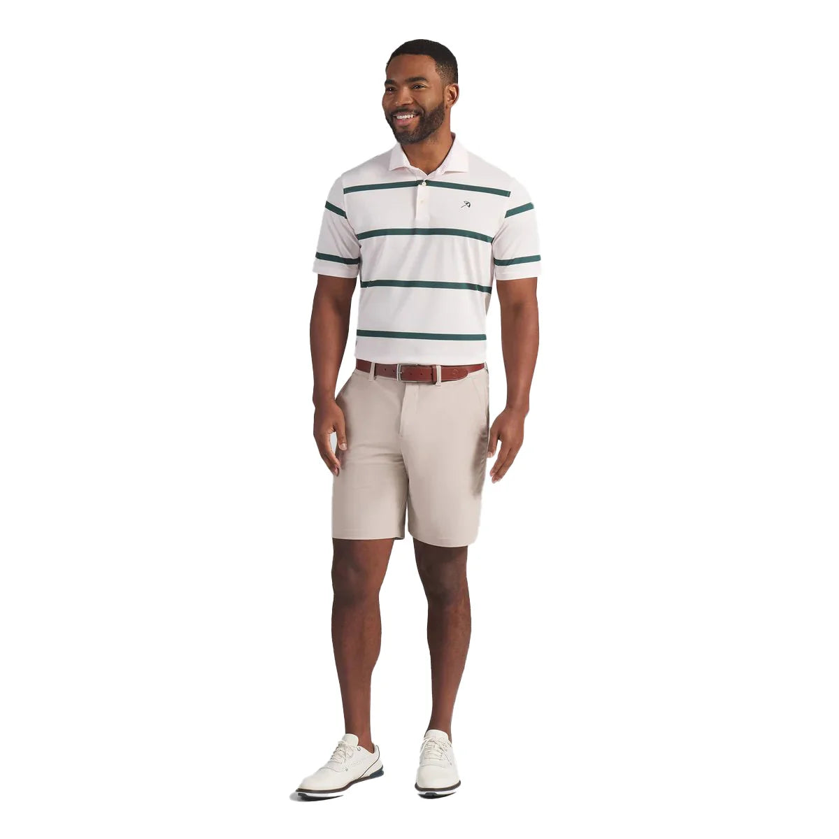 Puma Golf Men's AP Pique Stripe Golf Polo