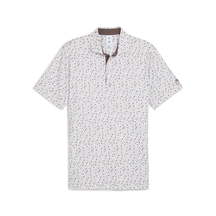 Puma Golf Men's AP Tea Time Polo White Color