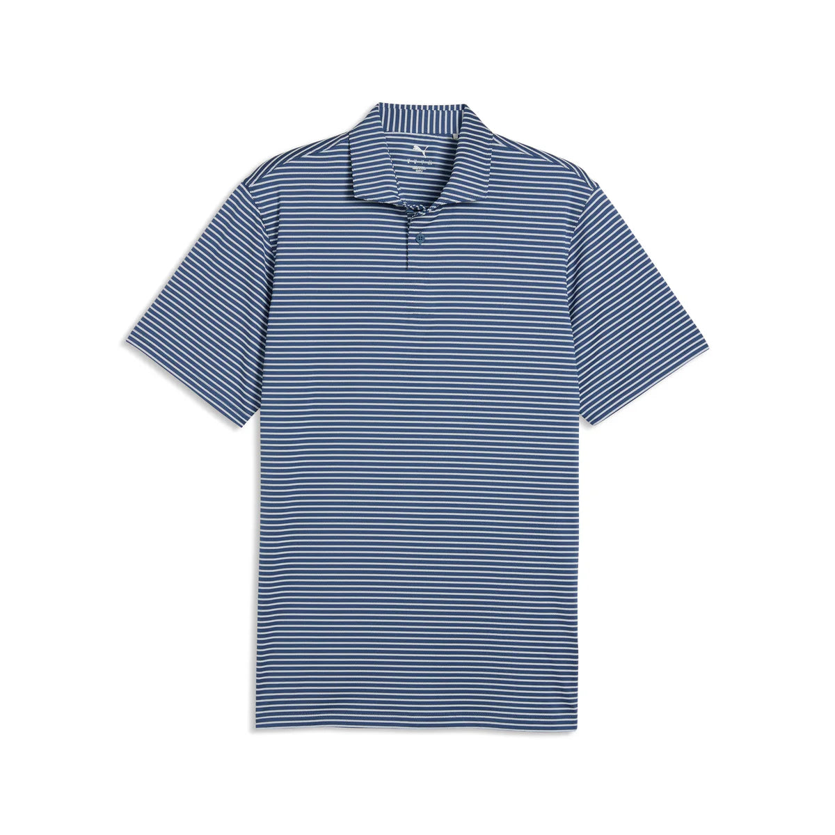 Puma Golf Men's BRRR Stripe Polo Blue Color