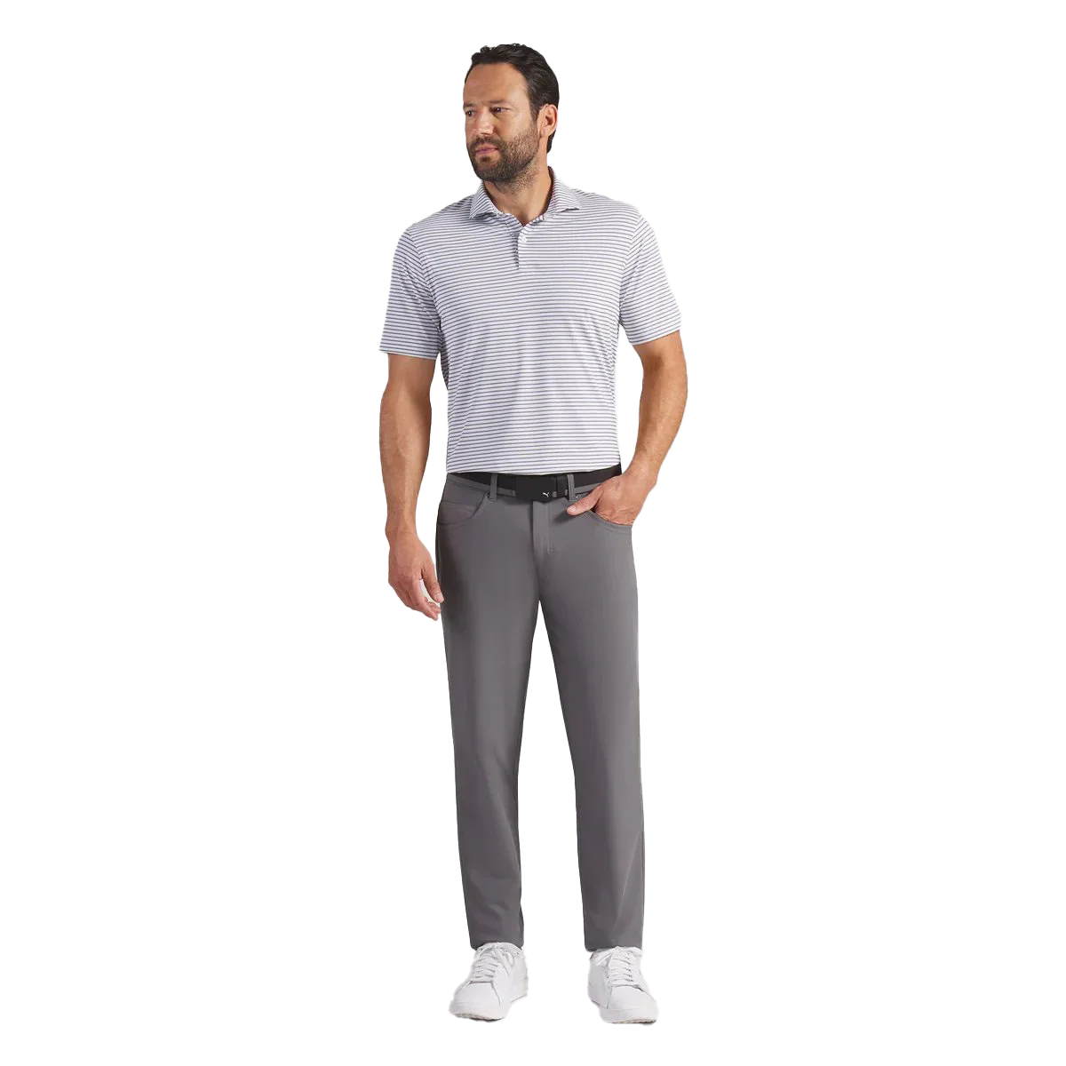 Puma Golf Men's BRRR Stripe Polo