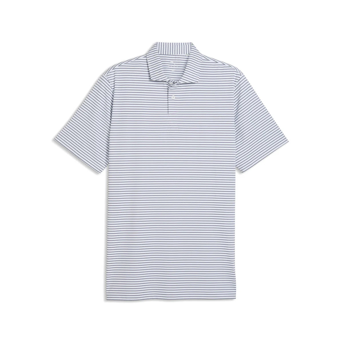 Puma Golf Men's BRRR Stripe Polo White Color.