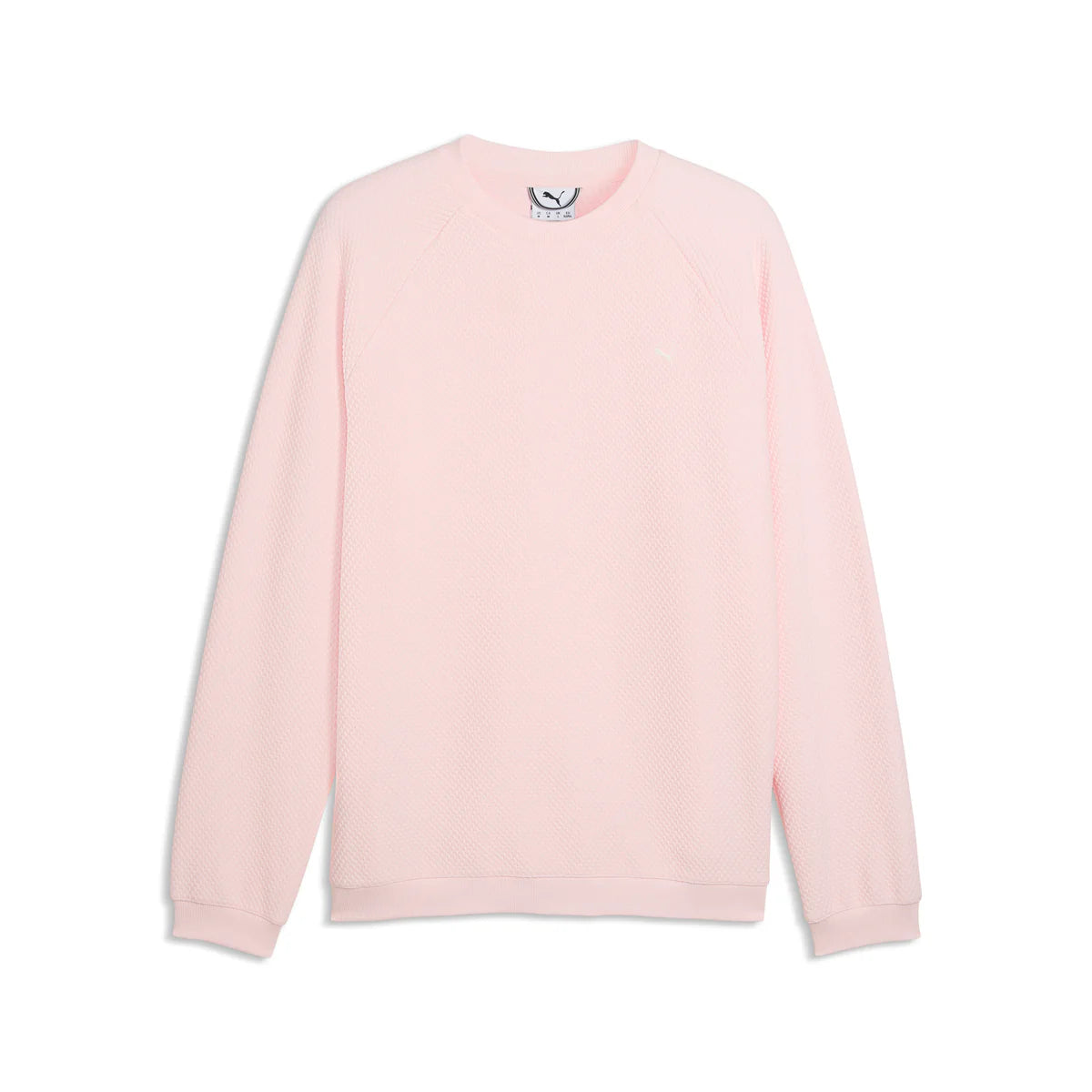 Puma Golf Men's Boulder 2.0 LC Golf Crewneck pink color.